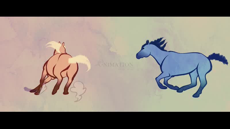 Анимация лошадей