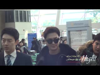 Lee min ho 20150109 incheon airport 말레이시아 출국 cr 일라잇