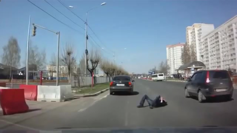 Автоподстава на дороге