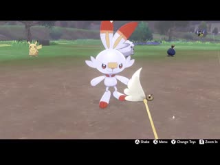 Scorbunny kicks you in the dick