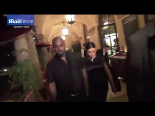 Kim & kanye arriving at bouchon restaurant in beverly hills, ca october 20, 2015