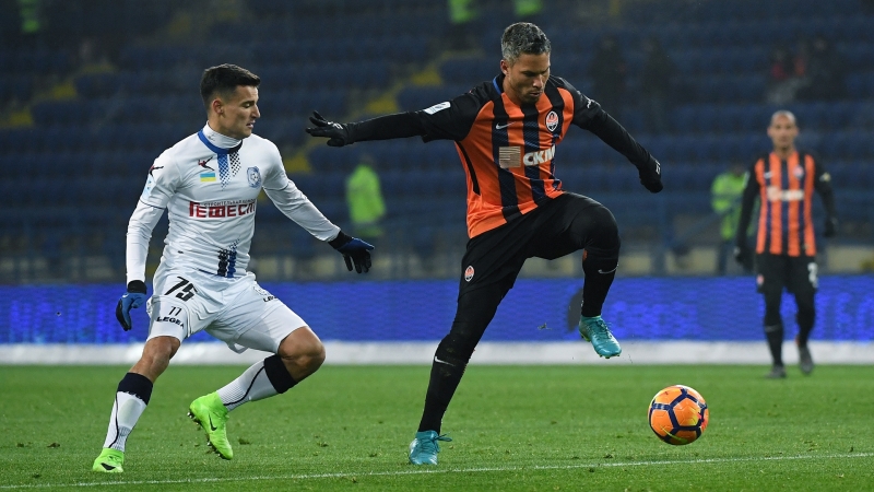 Шахтер 5 0 черноморец второй гол марлоса (16 08 2017)