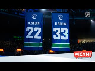 #icymi sedins raised to rafters feb 12, 2020