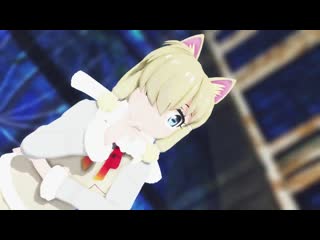 Mmd kf alpaca pink cat