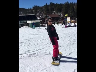 Megan rain first time snowboarding i had so much fun!!! definitely something i have to do every winter! ❄🤘🏻