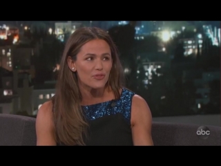 Jennifer garner au jimmy kimmel live le 9 octobre 2018