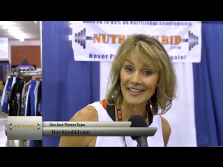 Cory everson with nutritionbid com at san jose fit expo 2012