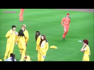 130903 baekyun kai sehun playball@ idol star athletics champion,isac