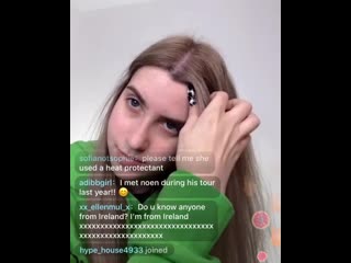 Abby roberts about noen eubanks in live @cutenobby