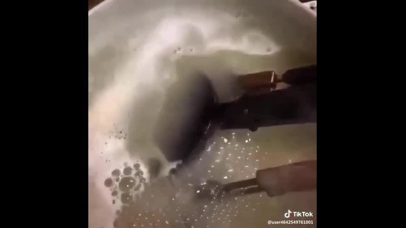 Чистим старую посуду