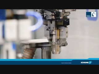 Equipped by schunk – greifer pgn plus p und wechselsystem sws in der werkzeughalter produktion equipped by schunk – greifer pgn