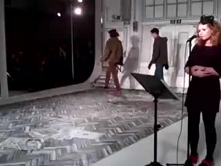 Nina persson whole wide world (wreckless eric cover at peter jensen f/w 2010 presentation)