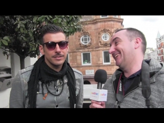 Esckaz in london interview with francesco gabbani (italy) at london eurovision party