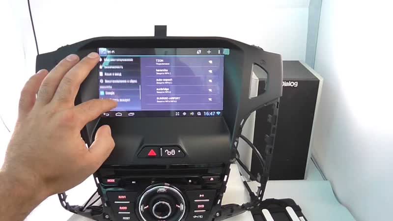 Штатное головное устройство на android 4 1 redpower carpad 15150 ford focus3
