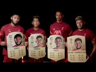 Hilarious fifa 22 ratings reveal | ox pranks matip, firmino and gomez