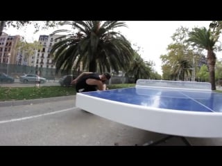 Barcelona urban cruise big city freeskate action on powerslide inline skates