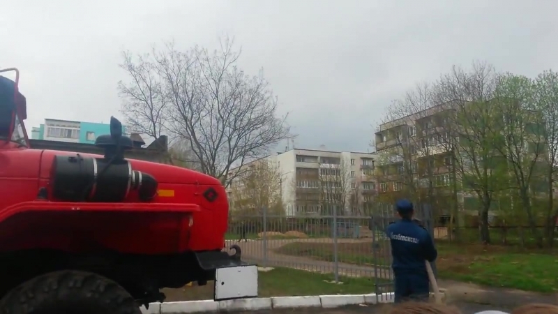 Демонстрация возможностей пожарной техники и возможностей мчс