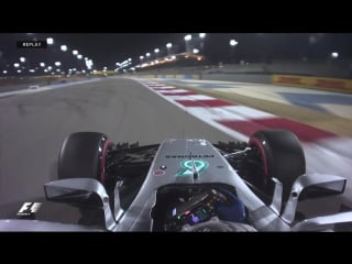 2017 bahrain grand prix׃ valtteri bottas onboard pole lap