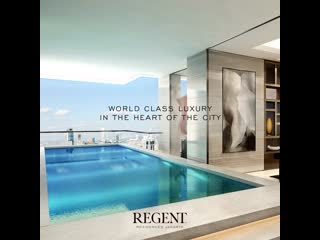 For sale luxurious penthouse regent residences jakarta, private pool bare unit