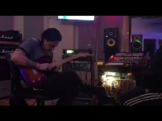 Nick coyle recording "snowblind" 16/01/2016