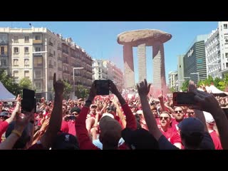 Most insane "allez allez allez!" in history by liverpool fans in madrid