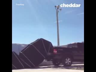 This bag protects against floods