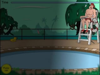Эротическая флеш игра от m'n'f swimming pool monster только для взрослых 18+ молодые для детей!!!!