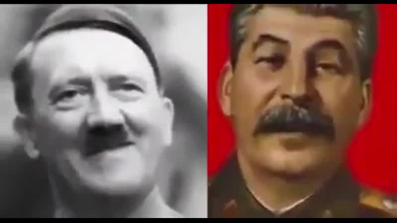 Hitler and stalin deepfake