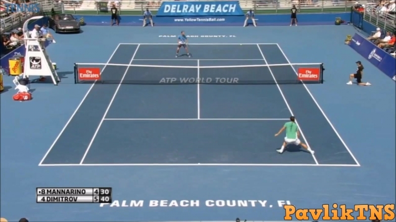 Adrian mannarino vs grigor dimitrov highlights ᴴᴰ delray bea