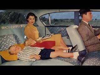 Oldies playing in the car and its raining dreamscape (road trip w cars passing) 3 hours asmr