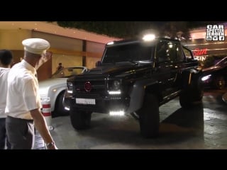 To big for monaco! brabus mercedes b63s 700 6x6 cant park anywhere! (1)