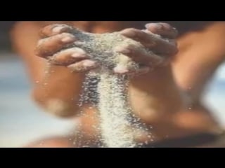 Beautiful massage on the beach and amazing sand play asmr relaxing video