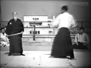 Morihei ueshiba rare aikido demonstration (1957)