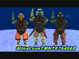 (mmd) (tmnt) leo mikey raph {macarena}