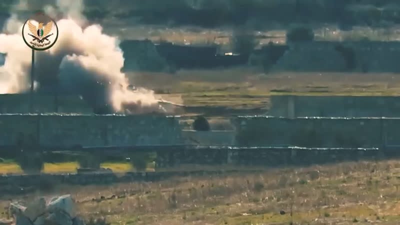 Боевики птурят т 72а саа на западе провинции алеппо