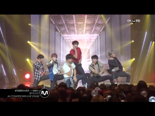 `perf` 150521 | bangtan i need u @ m!countdown (mpd/fancam)