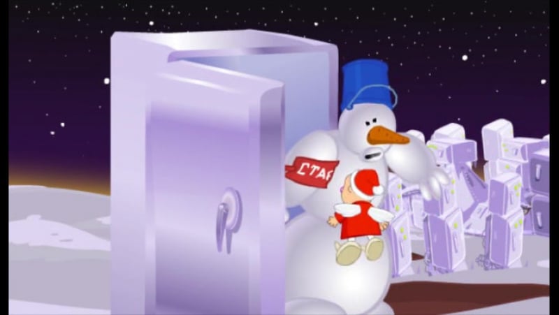 Лёлик и барбарики серия 11 планета снеговиков