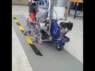 Нанесение разметки двумя разными цветами одновременно