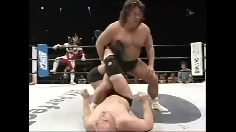 Takao omori &amp; tatsuhito takaiwa vs jushin thunder liger &amp; riki choshu (zero1 vs njpw)