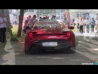 Aston martin vanquish zagato concept loud sound hard revs driving!