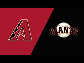 Nl / / ari diamondbacks @ sf giants (4/4)