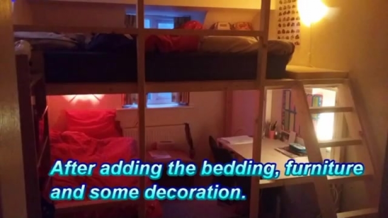 Loft porn video – How to make a loft bed large diy loft bed wall to wall £100