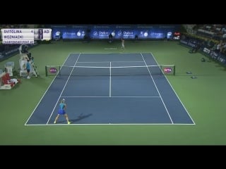 Dubai wta | elina svitolina vs caroline wozniacki