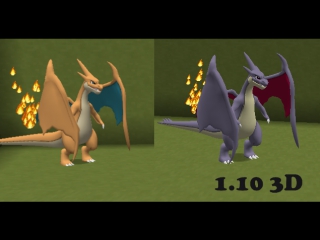 Pokepack hd 3d model and animation mega charizard y