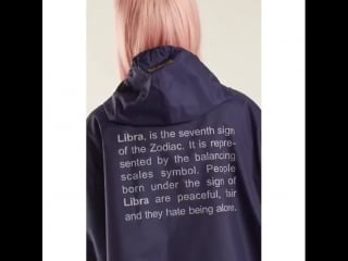 Vetements zodiac raincoat