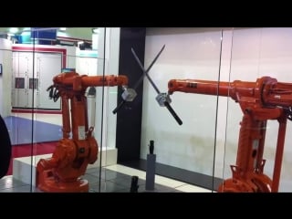 Abb robots katana fight