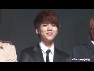 120208 광화문연가 프레스콜 우현 뭘봐 infinite woohyun fancam