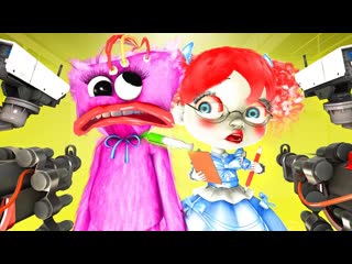 Стал киси миси прототипом (эксперимент 1 0 0 7 poppy playtime хаги ваги ной хоррор 3d анимация)