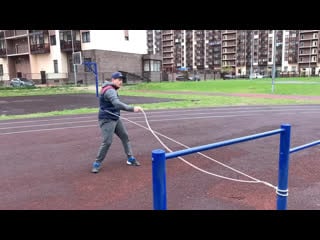 🇷🇺тренировочка с борцовской резиной / 🇬🇧wrestling band workout