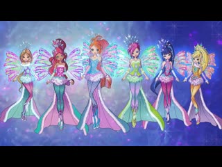 Winx club serie 8 trasformazione crystal sirenix